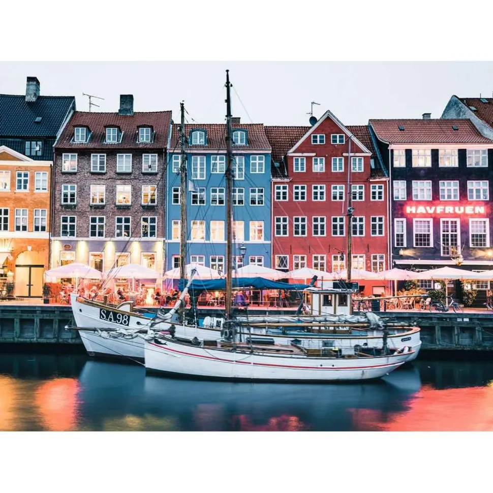 Puzzle 1000 pièces - Copenhague, Danemark - Ravensburger