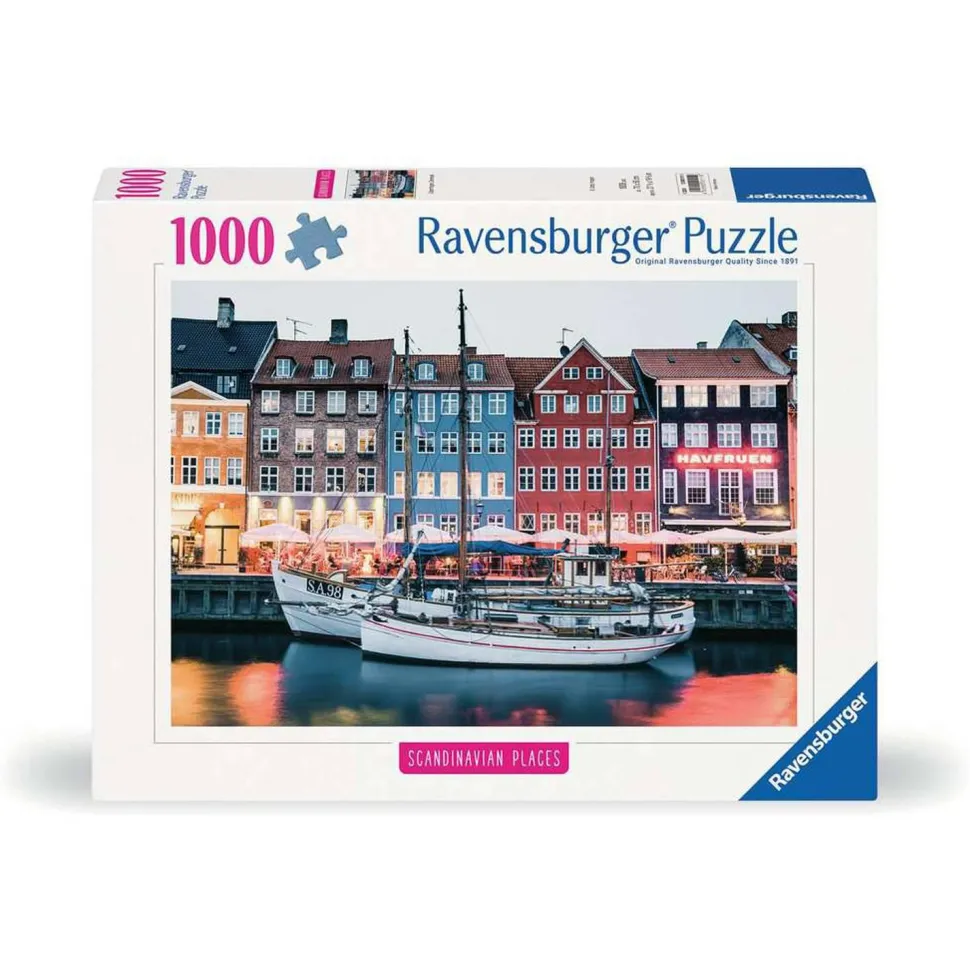 Puzzle 1000 pièces - Copenhague, Danemark - Ravensburger