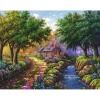 Puzzle 1500 pièces - Cottage au bord de la rivière - Ravensburger