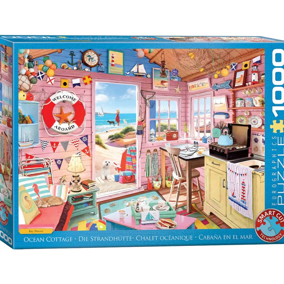Puzzle 1000 pièces : Cottage sur la plage - Eurographics