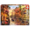 Puzzle 1500 pièces : Coucher de soleil à Venise - Educa