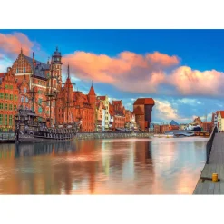 Puzzle 500 pièces : Couleurs de Gdansk - Castorland
