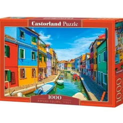 Puzzle 1000 pièces : Couleurs de Burano, Italie - Castorland