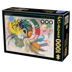 Puzzle 1000 pièces : Courbe Dominante, Wassily Kandinsky - DToys
