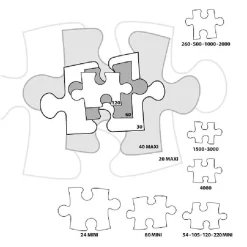 Puzzle 3000 pièces : Course de taureaux à Pampelune - Castorland