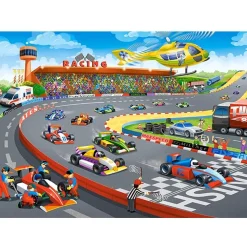 Puzzle 120 pièces : Course de Formule 1 - Castorland