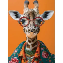 Puzzle 1000 pièces : Crazy giraffe - Piatnik