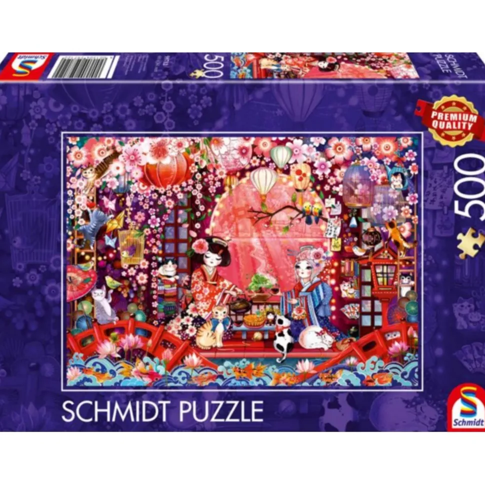 Puzzle 500 pièces : Cérémonie du thé au Japon - Schmidt