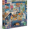 Puzzle 1000 pièces : Cuisine bleue - Eeboo