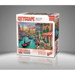 Puzzle 1500 pièces : Curiosités de Venise - Ks Games