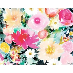 Puzzle 500 pièces : Dahlias et roses, Marie Boudon (Collection Carte blanche) - Nathan