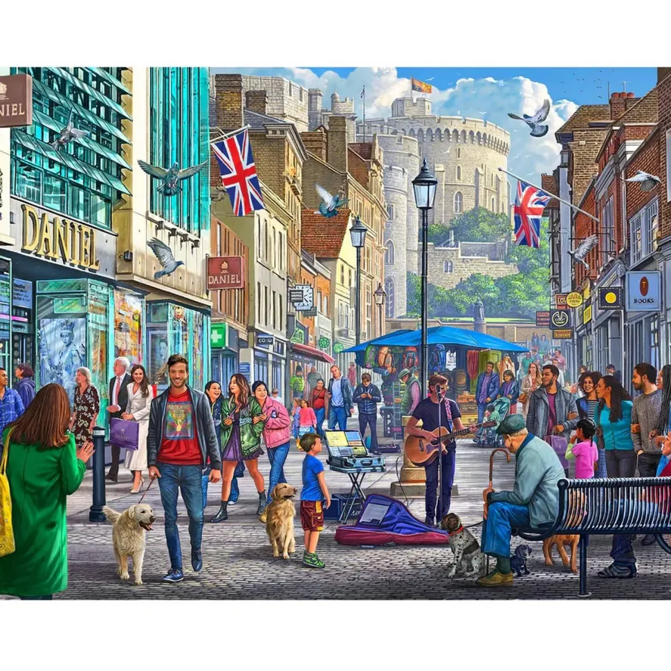 Puzzle 1000 pièces : Déambulation dans Windsor - Gibsons