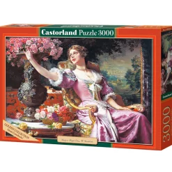 Puzzle 3000 pièces : Dame en robe violette, W Czachorski - Castorland