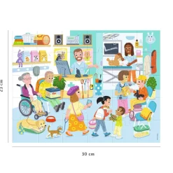 Puzzle 30 pièces : Dans la clinique vétérinaire - Nathan
