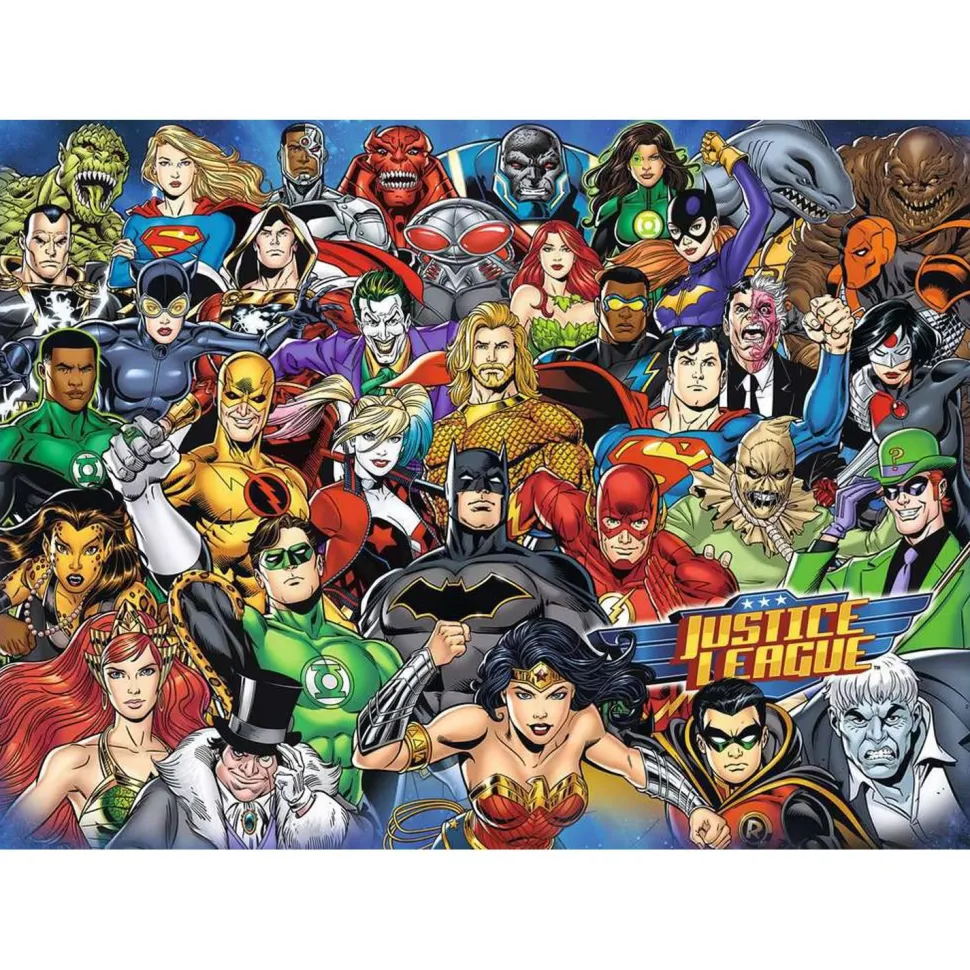 Puzzle 1000 pièces : DC Comics (Challenge) - Ravensburger