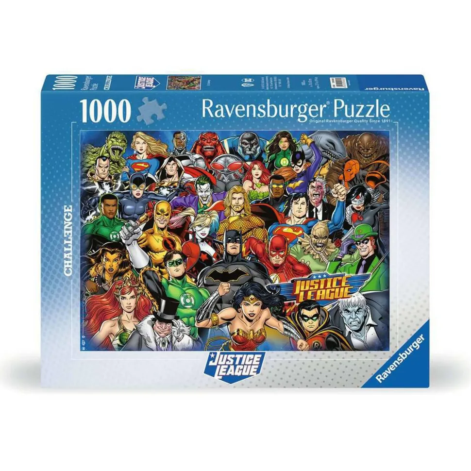 Puzzle 1000 pièces : DC Comics (Challenge) - Ravensburger