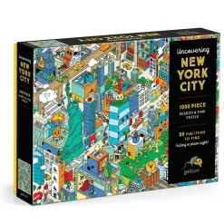 Puzzle 1000 pièces : Découverte de la ville de New York - Galison