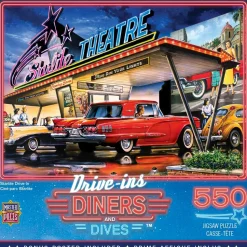 Puzzle 550 pièces : Diners et plongées - Starlite Drive-In - Master Pieces