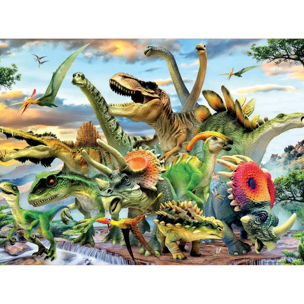 Puzzle 500 pièces : Dinosaures - Educa