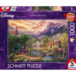 Puzzle 1000 pièces : Disney : Blanche Neige et la Reine, Thomas Kinkade - Schmidt