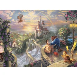 Puzzle 500 pièces : Disney : La Belle et la bête - Schmidt