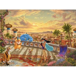 Puzzle 1000 pièces : Disney, Jasmine Danse dans le désert - Schmidt