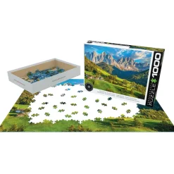 Puzzle 1000 pièces : Dolomites : Montagnes Italiennes - Eurographics