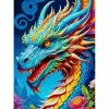 Puzzle 1000 Pièces : Dragon Bleu - EnjoyPuzzle