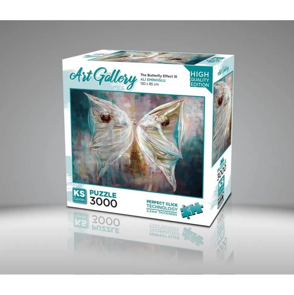 Puzzle 3000 pièces : Effet Papillon III - Ks Games