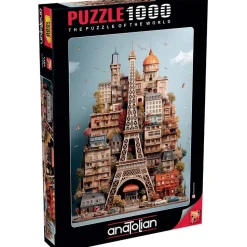 Puzzle 1000 pièces : Eiffel - Anatolian