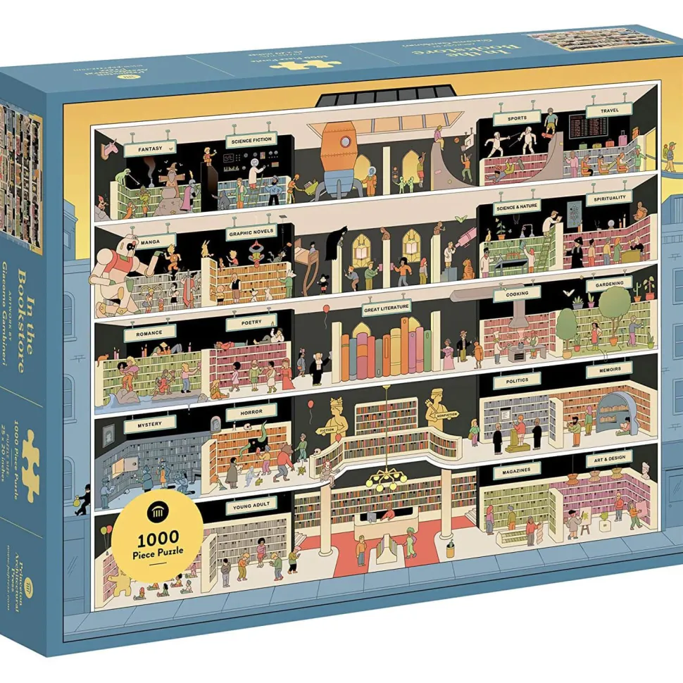 Puzzle 1000 pièces : En librairie - Galison