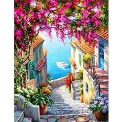 Puzzle 1000 pièces : Escaliers vers la mer - Anatolian