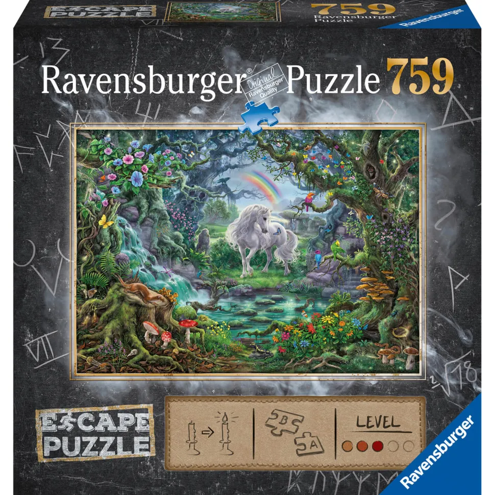 Puzzle 759 pièces : Escape Puzzle : Licorne - Ravensburger