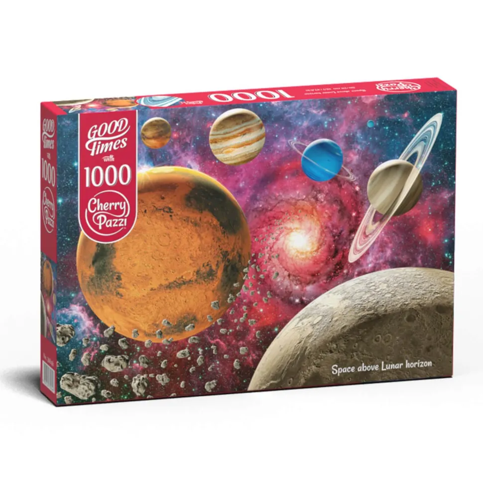 Puzzle 1000 pièces : Espace au-dessus de l'horizon lunaire - CherryPazzi