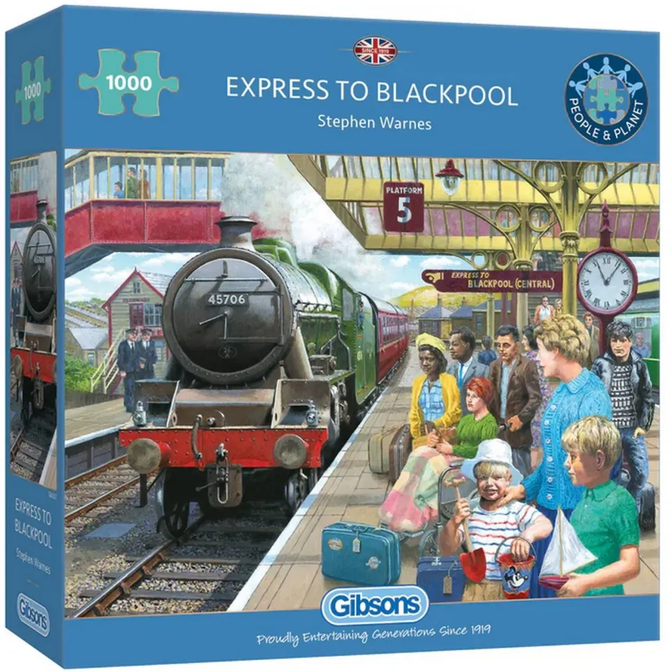 Puzzle 1000 pièces : Express pour Blackpool - Gibsons