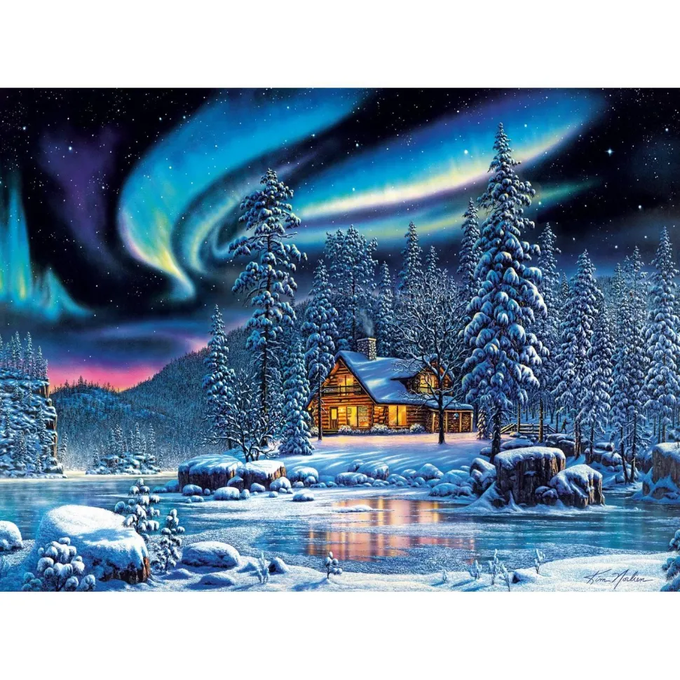 Puzzle 1000 pièces : Extase de l’Aurore - Ks Games