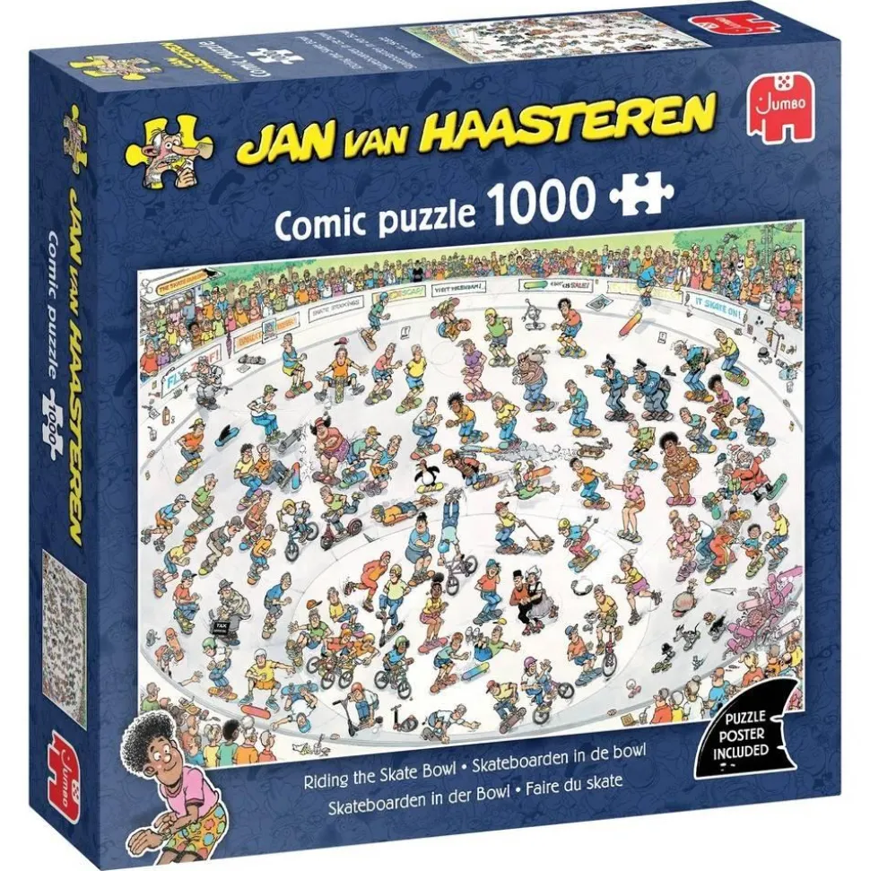 Puzzle 1000 pièces : Faire du skate - JVH - Diset
