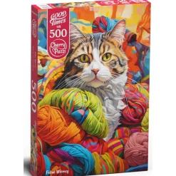 Puzzle 500 pièces : Fantaisie féline - CherryPazzi