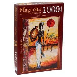Puzzle 1000 pièces : Femme Africaine - Magnolia