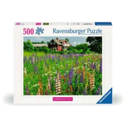 Puzzle 500 pièces - Ferme en Suède - Ravensburger