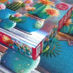 Puzzle 1000 pièces : Feu d'artifice Cactus Bloomy - CherryPazzi