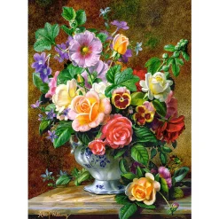 Puzzle 500 pièces : Fleurs dans un vase - Castorland