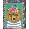 Puzzle 1000 pièces : Floral Friends : Gentle Bruin - Heye