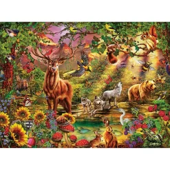 Puzzle 1000 pièces : Forêt Magique - Art Puzzle