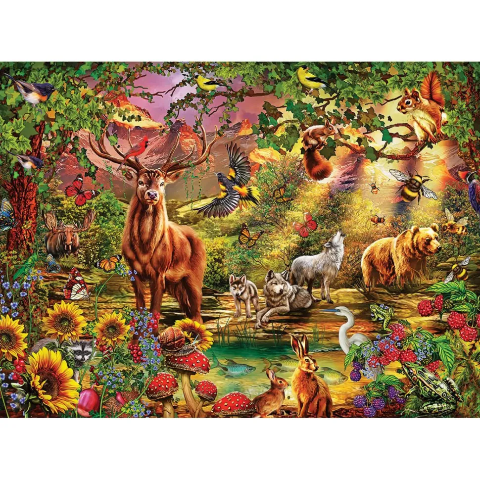 Puzzle 1000 pièces : Forêt Magique - Art Puzzle