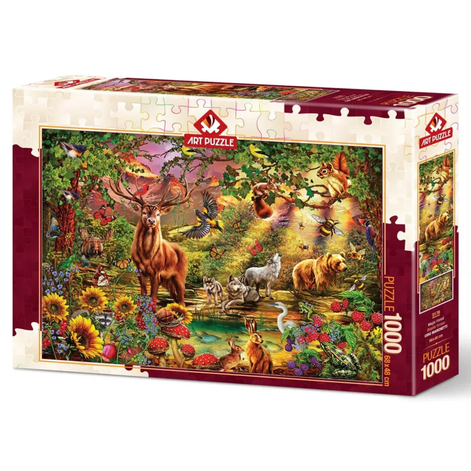 Puzzle 1000 pièces : Forêt Magique - Art Puzzle