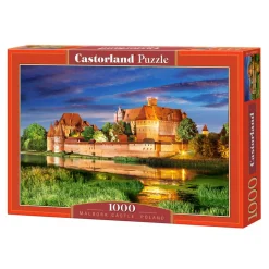Puzzle 1000 pièces : Forteresse teutonique de Marienbourg, Pologne - Castorland