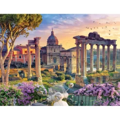 Puzzle 1000 pièces : Forum Romain, Rome, Italie - Eurographics