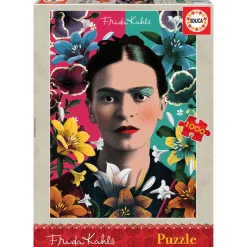 Puzzle 1000 pièces : Frida Kahlo - Educa