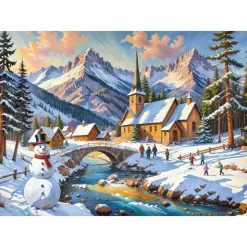 Puzzle 1000 pièces : Féérie hivernale - CherryPazzi